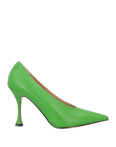 LOLA CRUZ Court Green Soft Leather