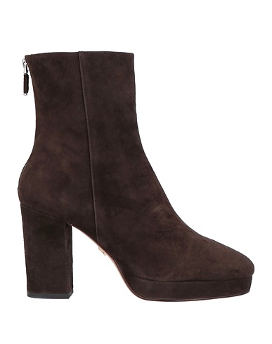 LOLA CRUZ Ankle boot Dark brown Leather