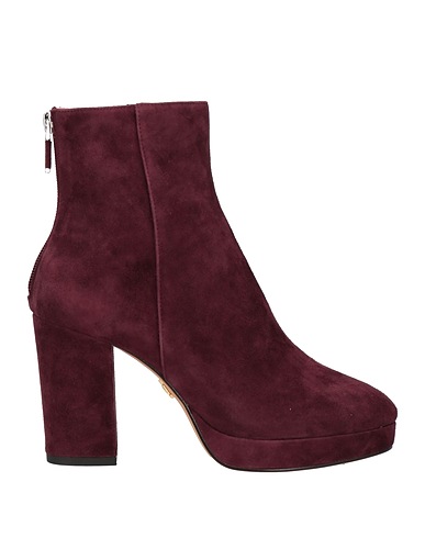 LOLA CRUZ Ankle boot Plum Leather