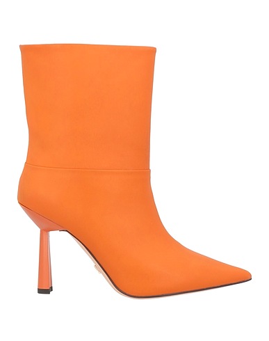 LOLA CRUZ Bottine Orange Cuir