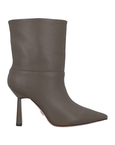 LOLA CRUZ Stivaletti Khaki Pelle
