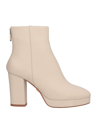 LOLA CRUZ Ankle boot Off white Leather