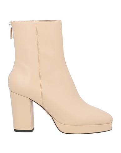 LOLA CRUZ Ankle boot Beige Leather