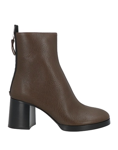 AGL Stivaletti Verde militare Pelle