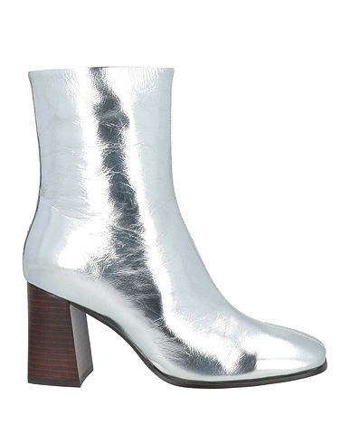 BIBI LOU Ankle boot Silver Soft Leather
