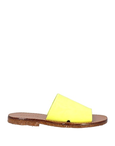 PREMIATA Sandals Yellow Leather