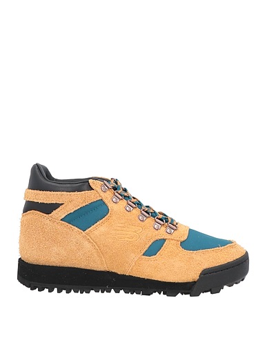 NEW BALANCE Ankle boot Camel Leather, Textile fibres