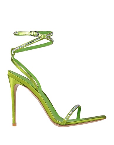 LE SILLA Sandali Verde lime Fibre tessili