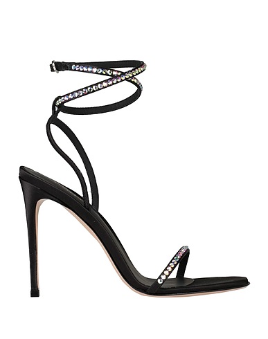 LE SILLA Sandalen Schwarz Gewebefasern