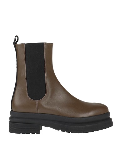 JW ANDERSON Stiefelette Militärgrün Leder