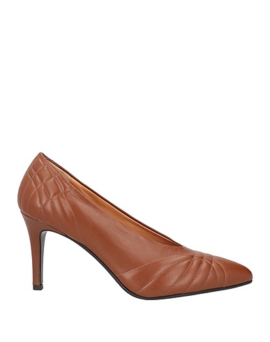 CRISTINA MILLOTTI Court Brown Soft Leather