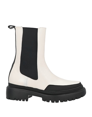 KALLISTÈ Stivaletti Off white Pelle di vitello