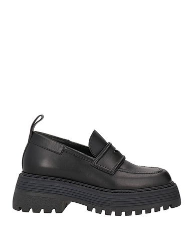 3JUIN Loafers Black Soft Leather
