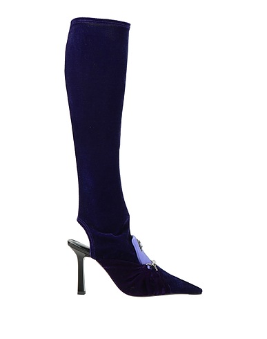 ANCUTA SARCA Boots Purple Textile fibers