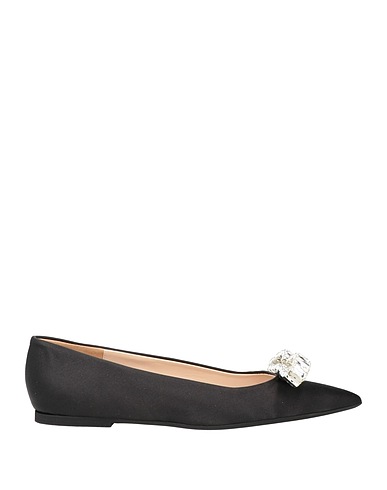 N°21 Ballet flats Black Textile fibers