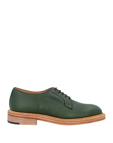 TRICKER'S レースアップシューズ グリーン 革