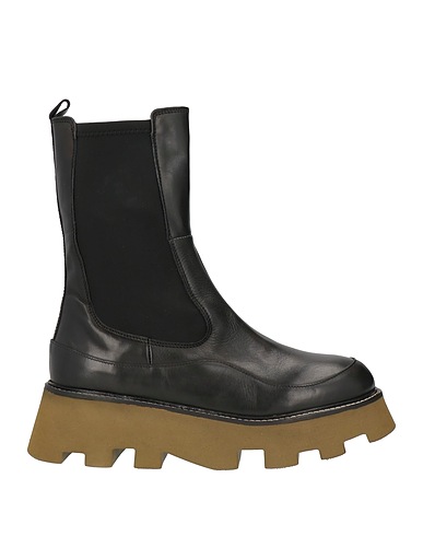 ELVIO ZANON Ankle boot Black Soft Leather