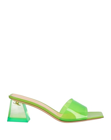 GIANVITO ROSSI Sandals VERDE LIME 100% Thermoplastic polyurethane