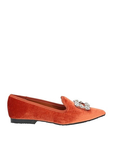 ISLO ISABELLA LORUSSO Mocassino Arancione Fibre tessili