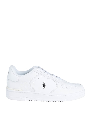 POLO RALPH LAUREN Sneakers MASTERS COURT LEATHER SNEAKER
 White 89% Soft Leather, 11% Synthetic fibers