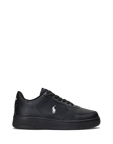 POLO RALPH LAUREN Sneakers MASTERS COURT LEATHER SNEAKER
 Black 89% Soft Leather, 11% Synthetic fibers
