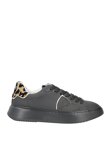 PHILIPPE MODEL Sneakers Black Soft Leather