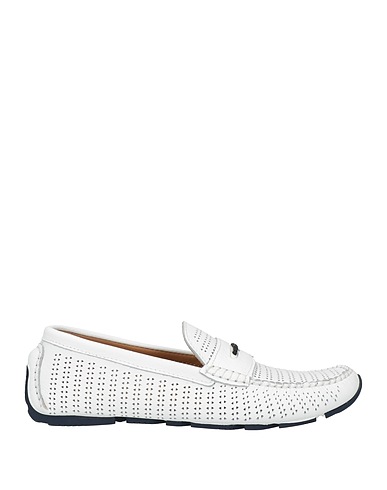 BALDININI Loafers White Soft Leather