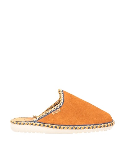 TONI PONS Slides and slippers Camel Textile fibres