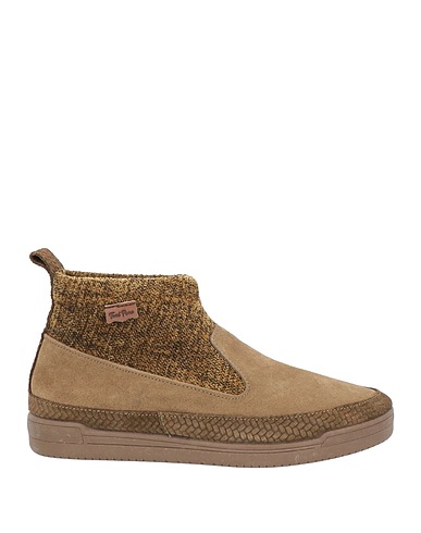 TONI PONS Ankle boot Military green Textile fibres, Soft Leather