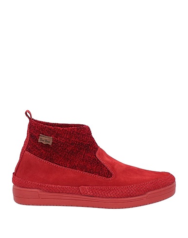TONI PONS Ankle boot Garnet Textile fibres, Soft Leather