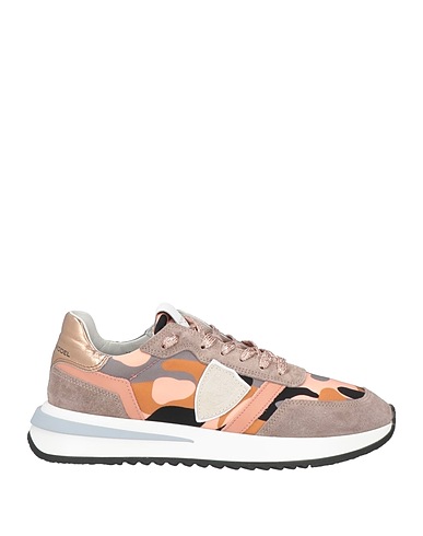 PHILIPPE MODEL Sneakers Light pink Soft Leather, Textile fibers