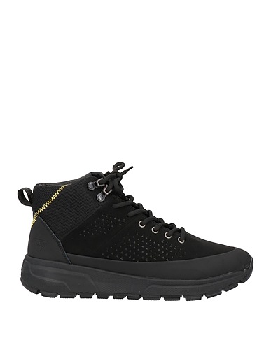 DOCKSTEPS Ankle boot Black Leather, Textile fibres