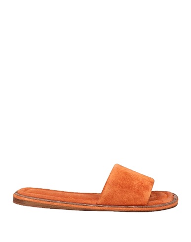 BRUNELLO CUCINELLI Sandals Orange Leather