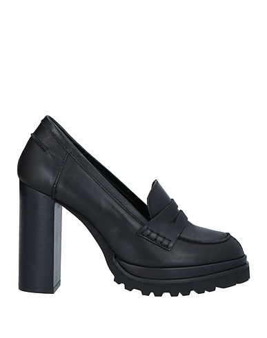 ELVIO ZANON Loafers Black Soft Leather