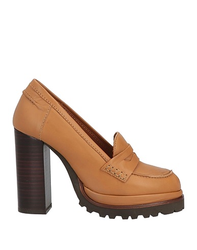 ELVIO ZANON Loafers Light brown Soft Leather