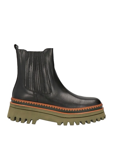 ELVIO ZANON Ankle boot Black Soft Leather