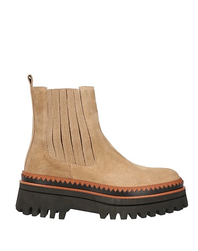 ELVIO ZANON Ankle boot Taupe Leather