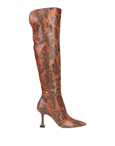 GOLD & ROUGE Boots Tan Soft Leather