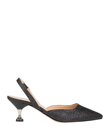 GIAMPAOLO VIOZZI Pump Black Textile fibers