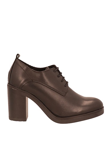 CAFèNOIR Laced shoes Black Soft Leather