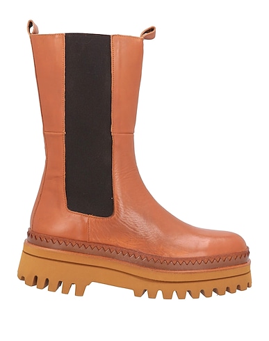 ELVIO ZANON Ankle boot Brown Soft Leather
