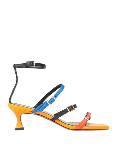 MANU ATELIER Sandals Black Soft Leather