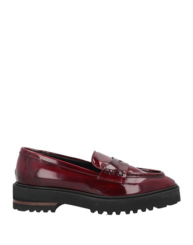 BRUGLIA Loafers Burgundy Soft Leather