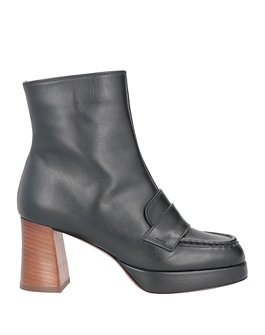 L' AUTRE CHOSE Ankle boot Black Calfskin