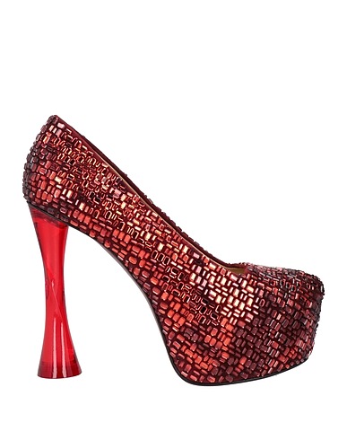 JULIA HAART Pump Red Soft Leather