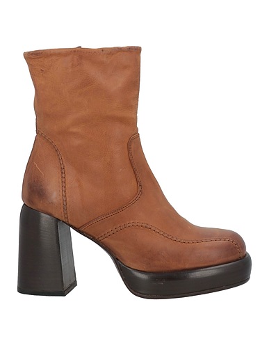 CURIOSITÉ Ankle boot Brown Calfskin