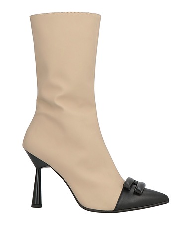 CHANTAL 1962 Stiefelette Maulwurfsgrau Leder