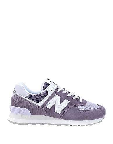NEW BALANCE Sneakers 574
 Mauve Leather, Textile fibres