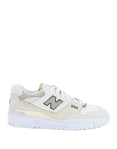 NEW BALANCE Sneakers 550
 Ivory Leather, Textile fibres