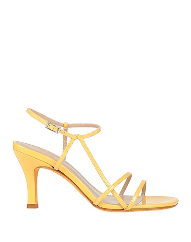 MARYAM NASSIR ZADEH Sandals Yellow Soft Leather